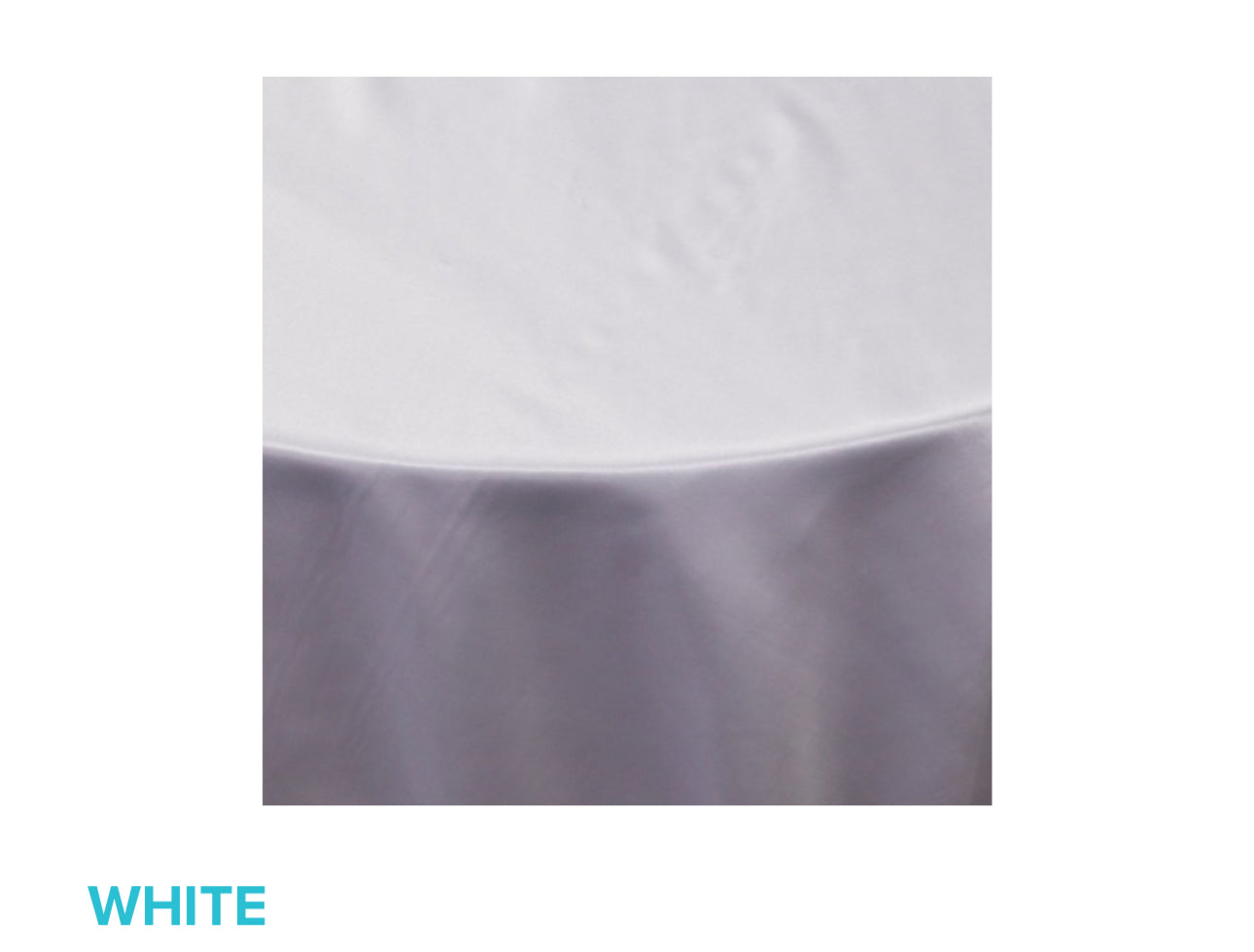 White round table 120 inch