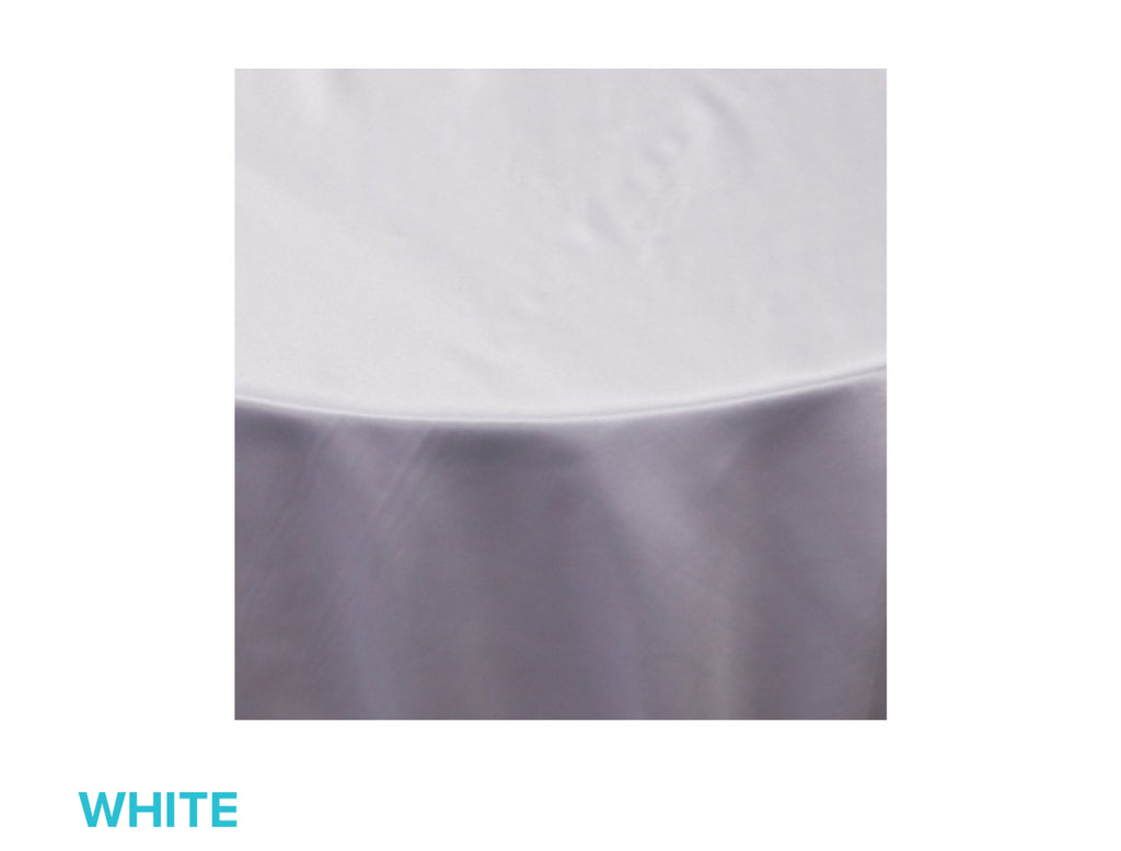 White round table 120 inch