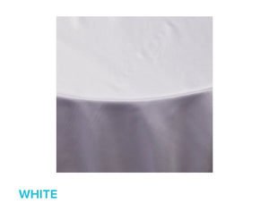 White round table 120 inch