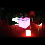 led cube table