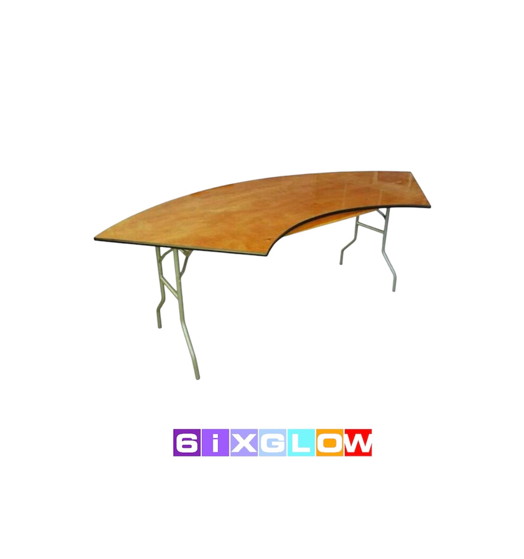 CURVE WOOD TABLE