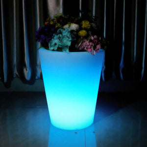 Cylinder LED Flower Pot